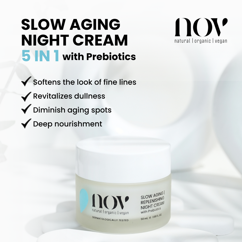 Slow Aging Night Cream 5in1 with Prebiotics