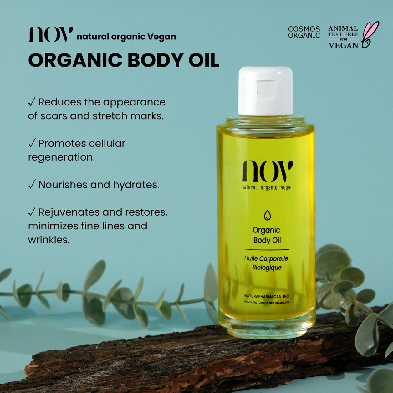 Natural Organic Vegan Body Oil