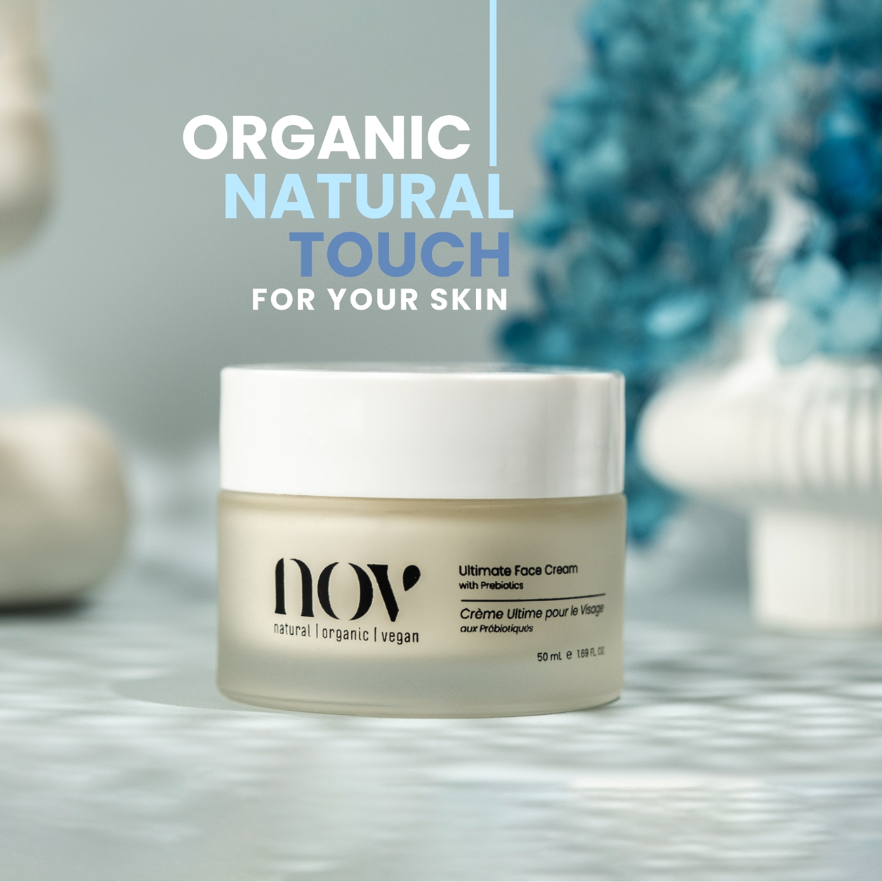 Natural Organic Vegan Ultimate Face Cream with Prebiotics