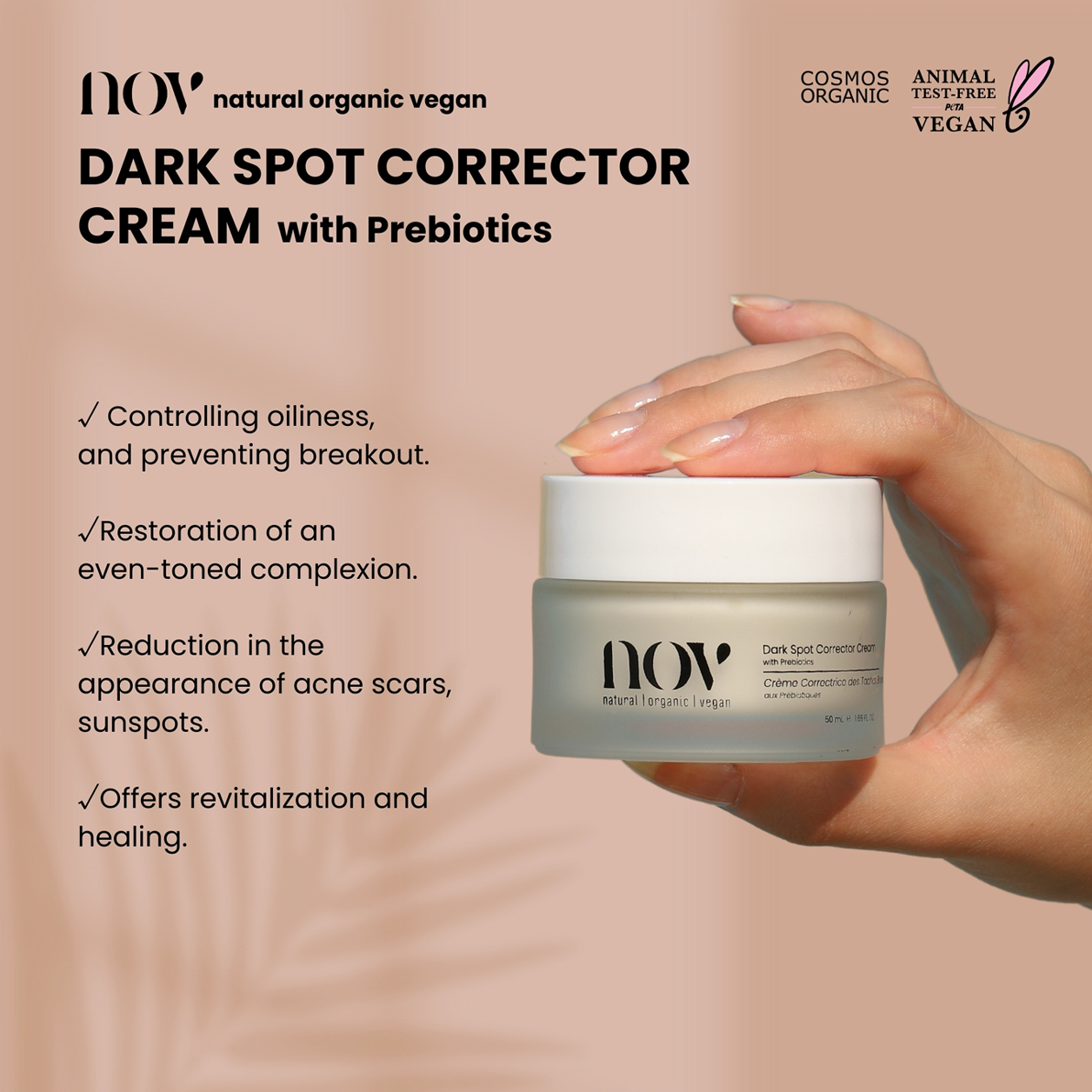 Dark Spot Corrector Cream 5in1 with Prebiotics