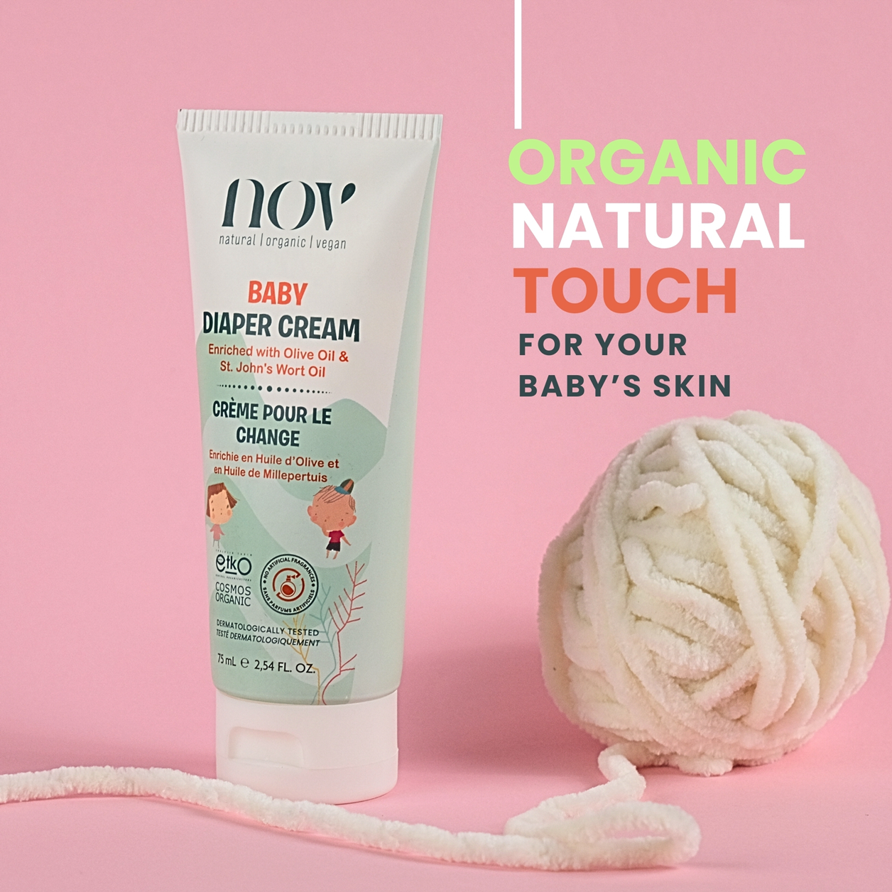 Natural Organic Vegan Baby Diaper Cream